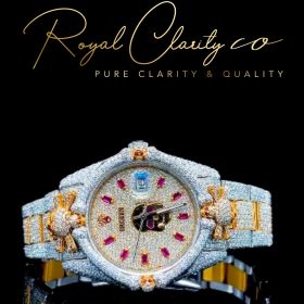 Silver Gold Skull Design